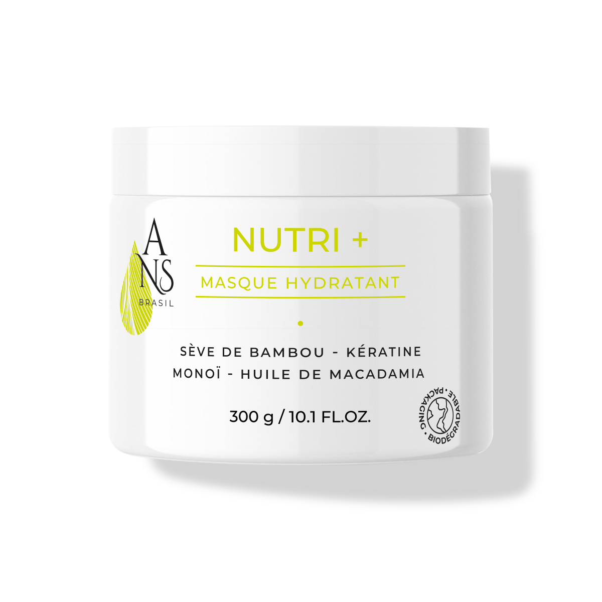 Masque hydratant sève bambou keratine monoi nutri ansbrasil - Crème Salon